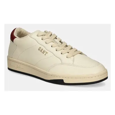 Kožené sneakers boty Gant Prepus béžová barva, 29631682 G192