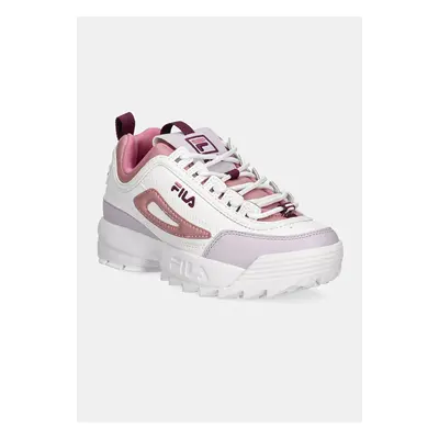 Dětské sneakers boty Fila DISRUPTOR F fialová barva, FFK0224