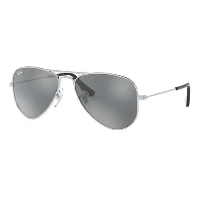 Dětské sluneční brýle Ray-Ban Junior Aviator šedá barva, 0RJ9506S