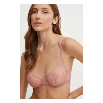 Podprsenka Calvin Klein Underwear růžová barva, 000QF7977E