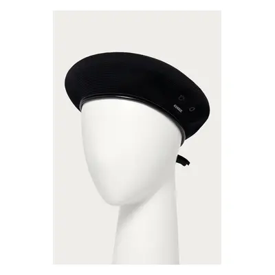 Baret Kangol černá barva, 0284KG.BK001-BK001