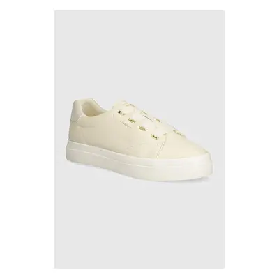 Kožené sneakers boty Gant Avona béžová barva, 29531569 G125