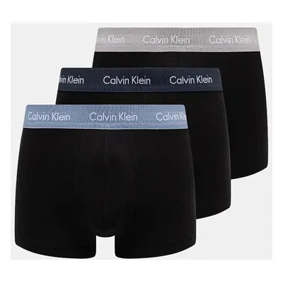 Boxerky Calvin Klein Underwear 3-pack pánské, černá barva, 0000U2664G