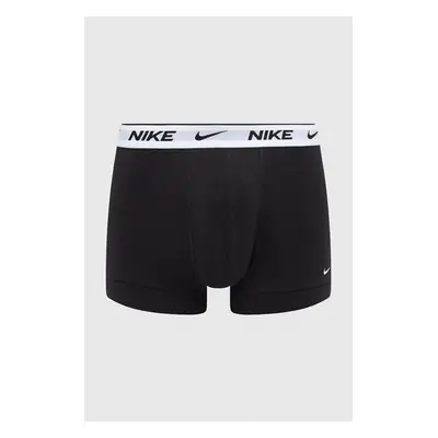 Boxerky Nike (3-pak) pánské, zelená barva