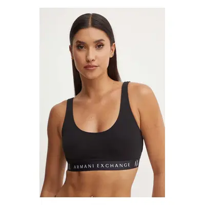 Podprsenka Armani Exchange černá barva, 947029 CC502