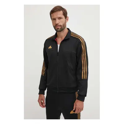 Mikina adidas Tiro pánská, černá barva, s aplikací, IW8866