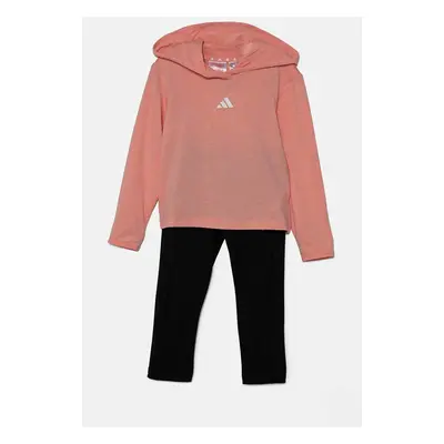 Dětská souprava adidas LG SPORT SET růžová barva, IW3292