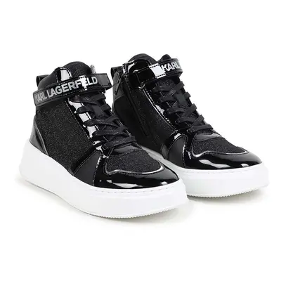 Dětské sneakers boty Karl Lagerfeld černá barva, Z30306