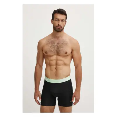 Boxerky Nike 3-pack pánské, černá barva