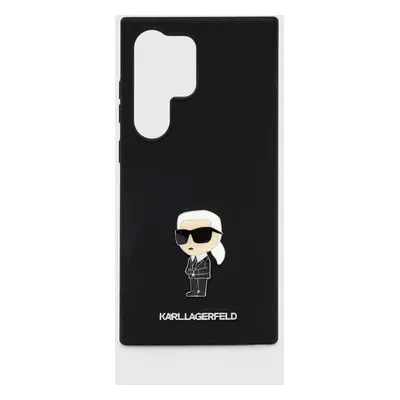 Obal na telefon Galaxy Karl Lagerfeld S24 Ultra S928 černá barva, KLHCS24LSMHKNPK