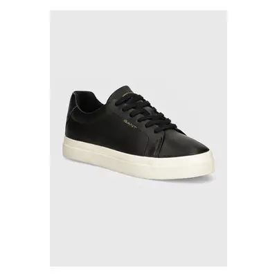 Kožené sneakers boty Gant Avona černá barva, 29531677 G00