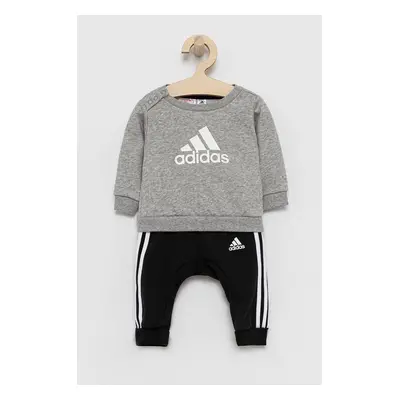 Dětská tepláková souprava adidas Performance H28835 šedá barva