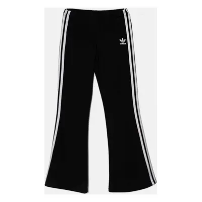 Dětské tepláky adidas Originals FLAI LEGGINGS černá barva, s aplikací, IY9785