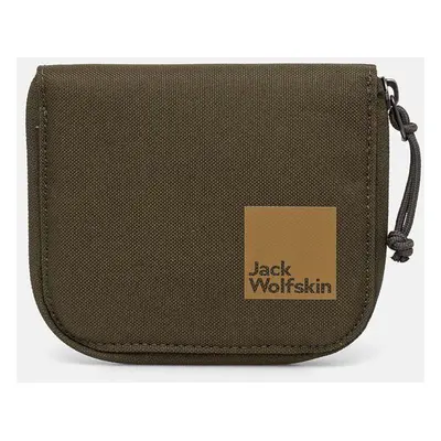 Peněženka Jack Wolfskin zelená barva, 8007831