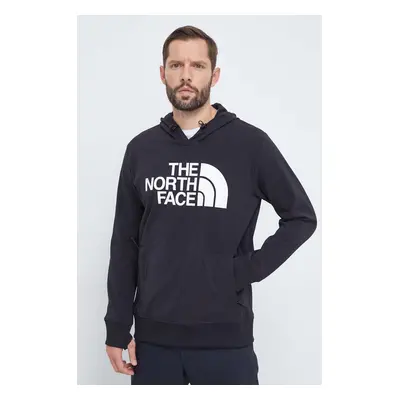 Sportovní mikina The North Face Tekno Logo černá barva, s kapucí, s potiskem