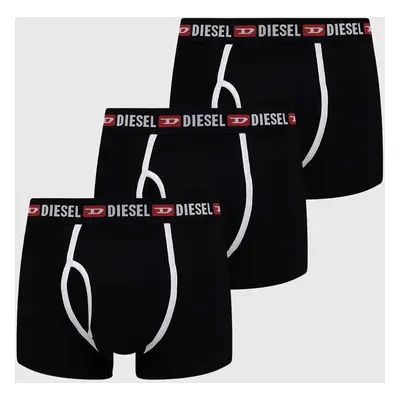 Boxerky Diesel UMBX-MIRKOTHREEPACK 3-pack pánské, černá barva, A15375.0WIAL