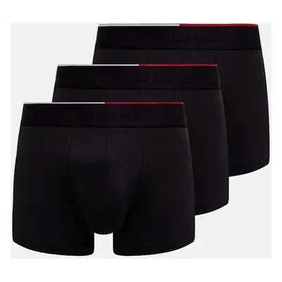 Boxerky Tommy Hilfiger 3-pack pánské, černá barva, UM0UM03388