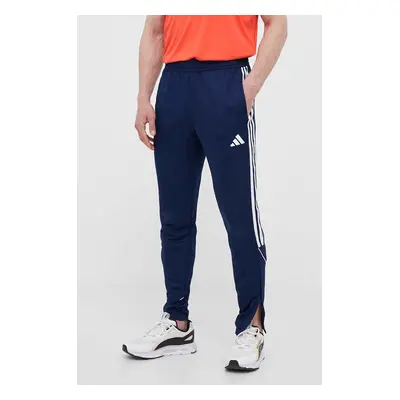 Tréninkové kalhoty adidas Performance Tiro 23 tmavomodrá barva, s aplikací, HS3529