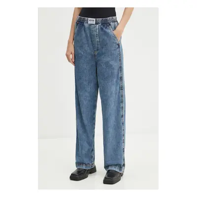 Džíny Moschino Jeans dámské, high waist, 0329.8224