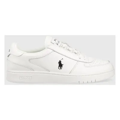 Sneakers boty Polo Ralph Lauren POLO CRT PP bílá barva, 809885817002