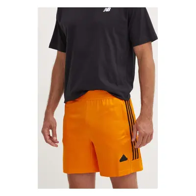 Kraťasy adidas Tiro pánské, oranžová barva, IY4491