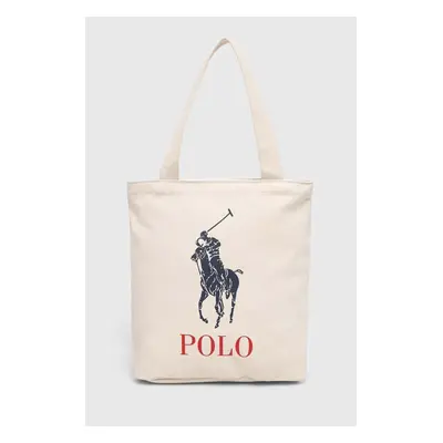 Dětská kabelka Polo Ralph Lauren béžová barva