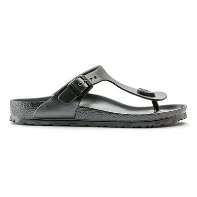 Žabky Birkenstock Gizeh EVA dámské, černá barva, na plochém podpatku, 1001505