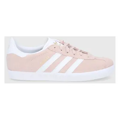 Sneakers boty adidas Originals GAZELLE růžová barva