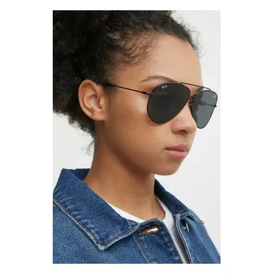 Sluneční brýle Ray-Ban AVIATOR REVERSE černá barva, 0RBR0101S