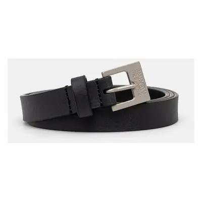 Kožený pásek MM6 Maison Margiela dámský, černá barva, SA5TP0012.P7179