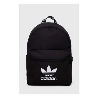 Batoh adidas Originals černá barva, velký, s potiskem, IJ0761