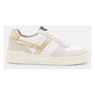 Kožené sneakers boty AllSaints Vix Suede Sneaker bílá barva, W125FB