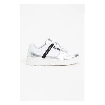 Dětské sneakers boty Twinset bílá barva, 242GCJ010