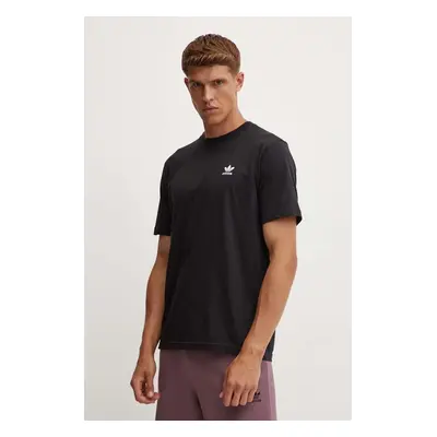 Bavlněné tričko adidas Originals černá barva, IW5787