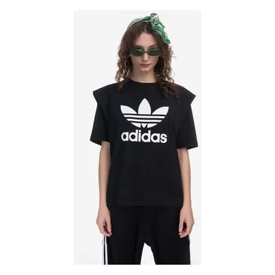 Bavlněné tričko adidas Originals IC8805 Tee černá barva, IC8805-black