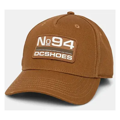 Kšiltovka DC No 94 Snapback hnědá barva, s aplikací, ADYHA04227