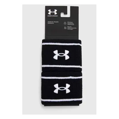 Potítka Under Armour 2-pack černá barva, 1373119