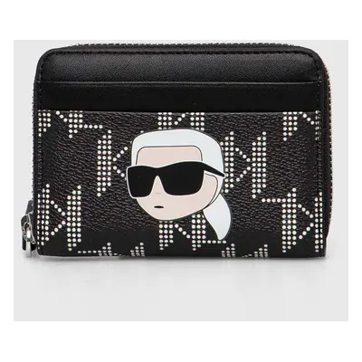 Peněženka Karl Lagerfeld černá barva, 245W3223