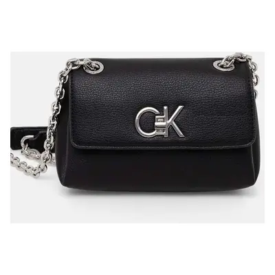 Kabelka Calvin Klein černá barva, K60K612546