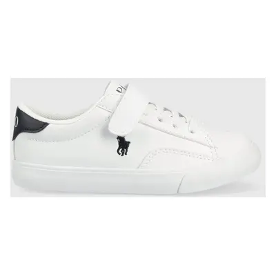 Dětské sneakers boty Polo Ralph Lauren bílá barva