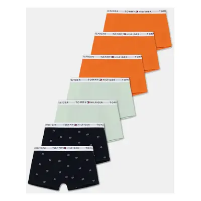 Dětské boxerky Tommy Hilfiger 7-pack oranžová barva, UB0UB00552