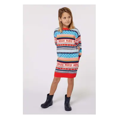 Dívčí šaty Kenzo Kids mini, K60686