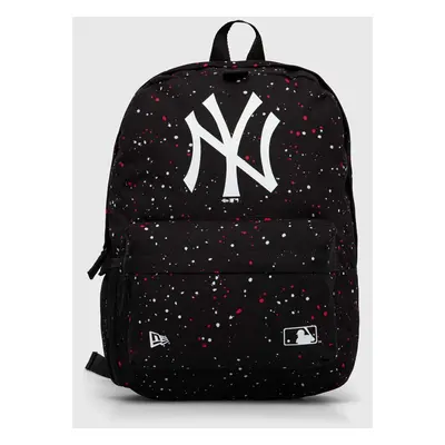 Batoh New Era AOP NEW YORK YANKEES černá barva, velký, vzorovaný, 60503765