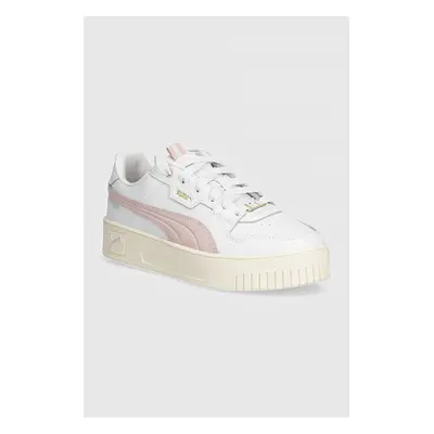 Sneakers boty Puma Carina Street Lux bílá barva, 397487