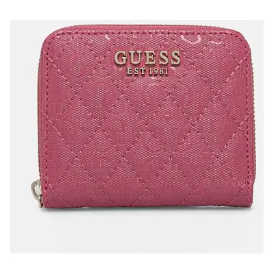 Peněženka Guess YARMILLA fialová barva, SWGG93 22370