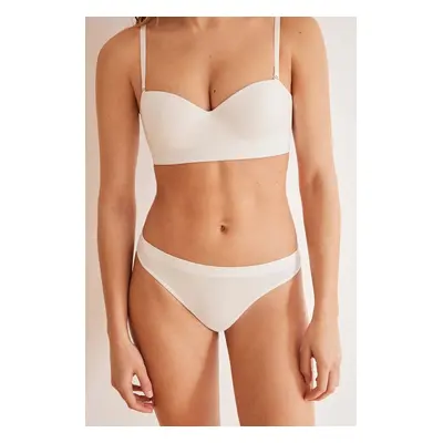 Tanga women'secret SEAMLESS SUMMER bílá barva, 5127374