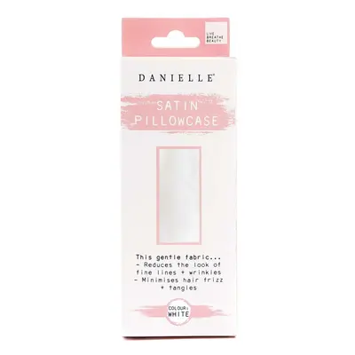 Saténový povlak na polštář Danielle Beauty White Satin