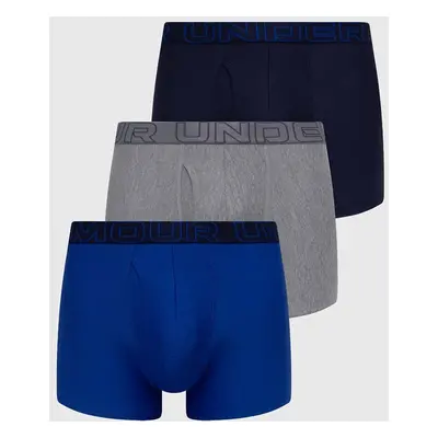 Boxerky Under Armour 3-pack pánské, tmavomodrá barva