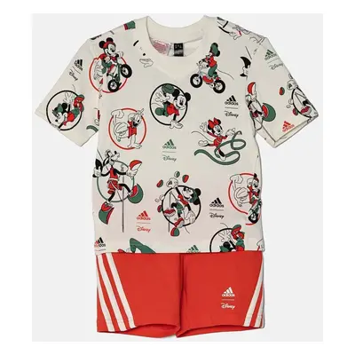 Dětská souprava adidas LK DY MM T SET béžová barva, IW0669