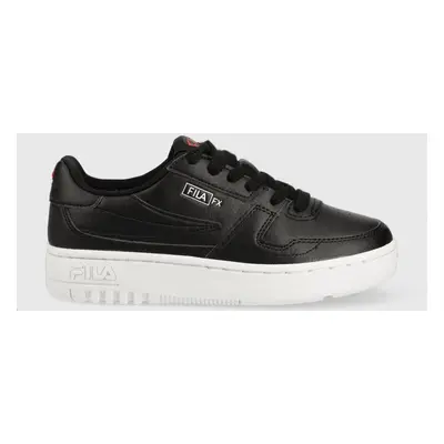 Dětské sneakers boty Fila černá barva